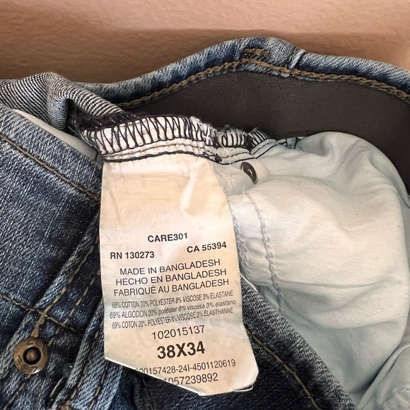 Lee Men's Relaxed Fit Denim Jeans 38x34 - Picture 3 of 4